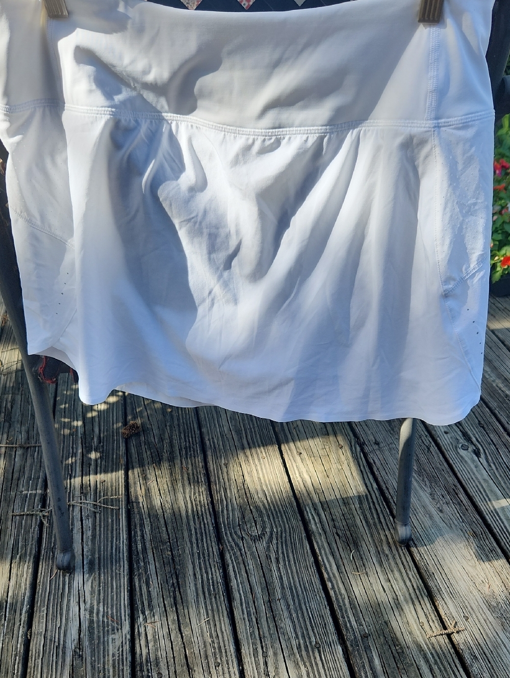 Athleta White Performance Run Skort